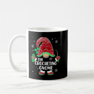 The Crocheting Gnome Christmas Lights Yarn Matchin Coffee Mug