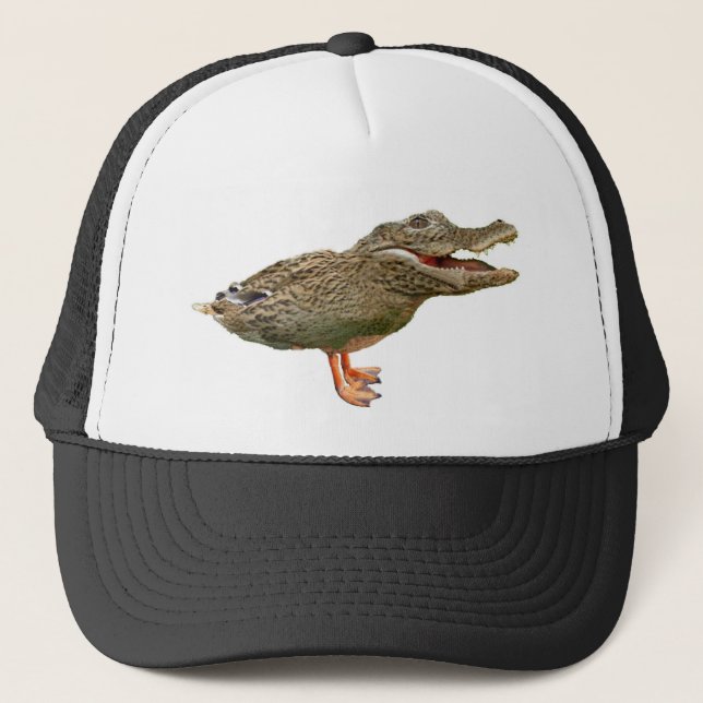 The Crocoduck with feet Trucker Hat (Front)