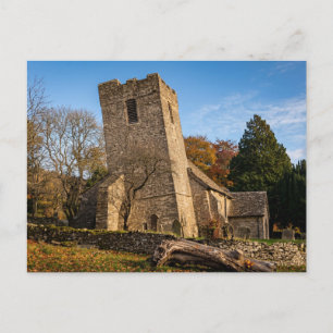 The Crooked Church of St Martin's in Cwmyoy, Wales Postcard