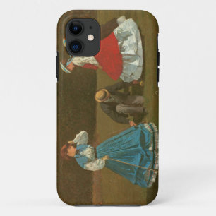 The croquet game, 1866 (oil on canvas) iPhone 11 case