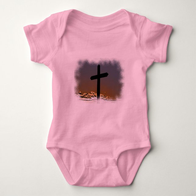 The Cross Baby Bodysuit (Front)