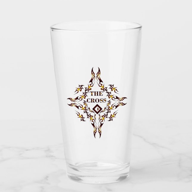 The Cross Drinkware Glass (Front)