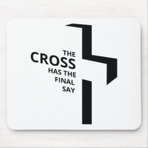 The Cross Final Say Gospel Sayings Aesthetic Chris Mouse Mat