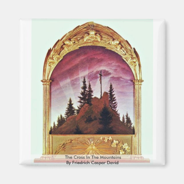 The Cross In The Mountains Magnet (Front)