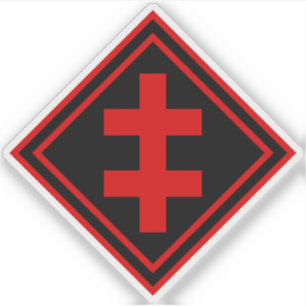 The Cross Of Lorraine - v2 (red)