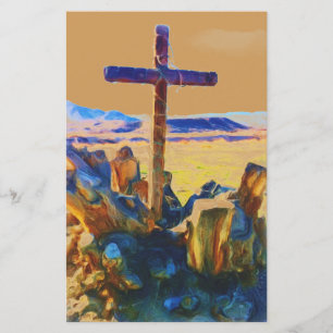 The Cross of Salvation-Saved_ Stationery