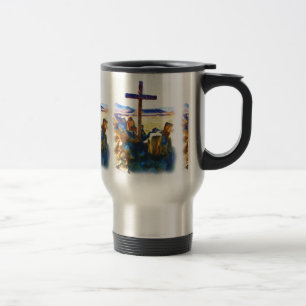 The Cross of Salvation-Saved_ Travel Mug
