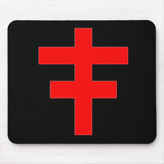 The Cross Pattee of The Scottish Knights Templar Mouse Mat (Front)