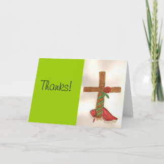 The Cross Thank You Card