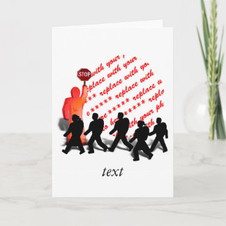 The Crossing Guard Photo Frame Card