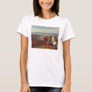 The Crossing of the Rhine, 12th June 1672 (oil on T-Shirt