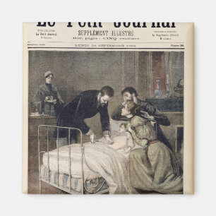 The Croup Cured by Doctor Roux Magnet