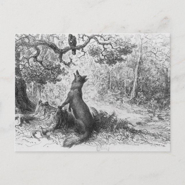 The Crow and the Fox Postcard (Front)