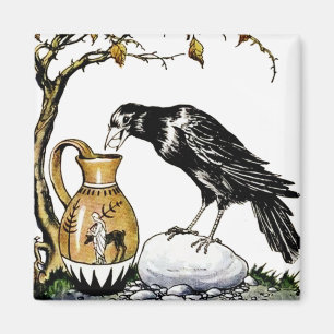 The Crow and the Pitcher Magnet