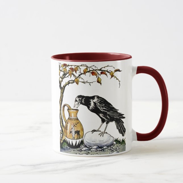 The Crow and the Pitcher Mug (Right)