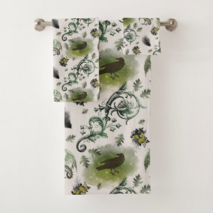 The Crow & Dragon Bath Towel Set