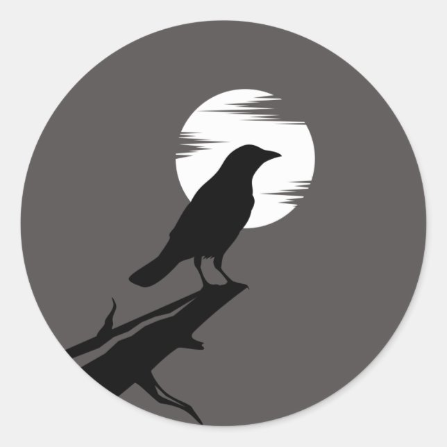 the crow sticker (Front)