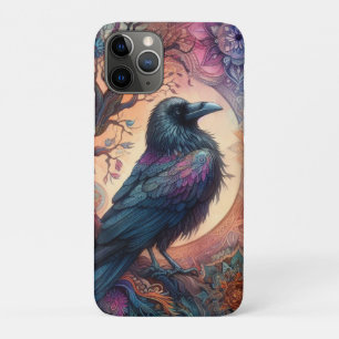 The Crow Tree of Life Mandala Pagan  iPhone 11 Pro Case