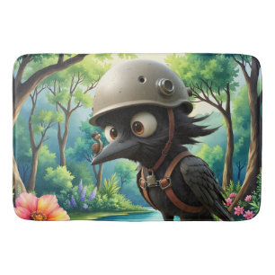The Crow Who Took Flying Advice from a Snail. Bath Mat