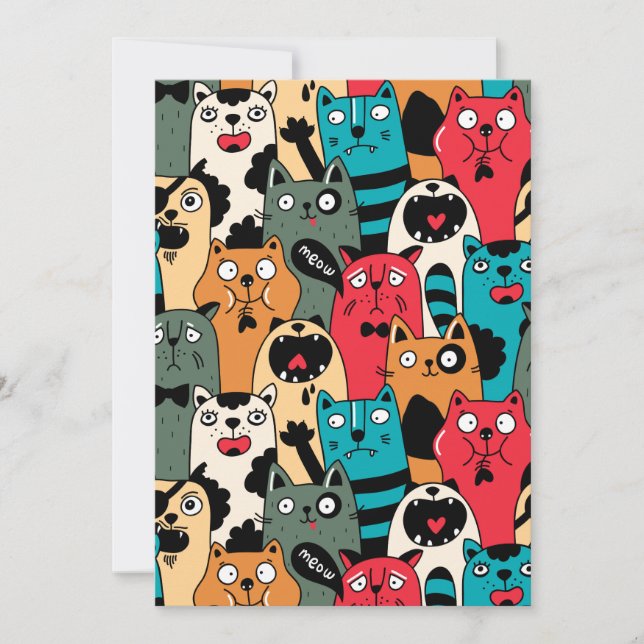 The crowd of cats (Front)