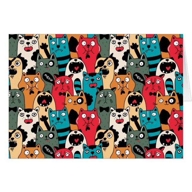 The crowd of cats (Front Horizontal)