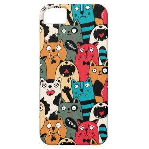 The crowd of cats barely there iPhone 5 case