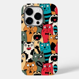 The crowd of cats Case-Mate iPhone 14 pro case
