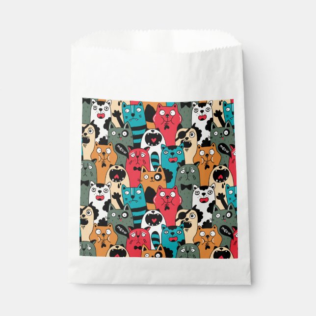 The crowd of cats favour bags (Front)