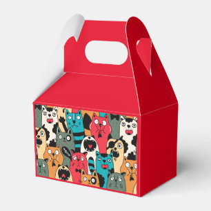 The crowd of cats favour box