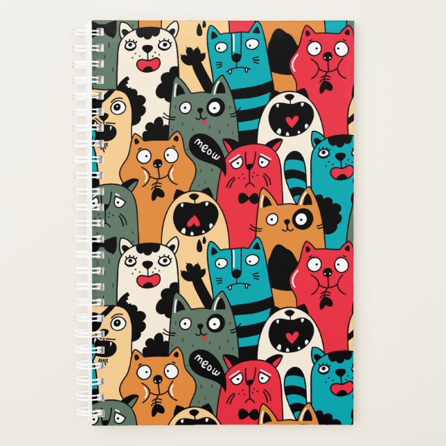 The crowd of cats planner (Front)