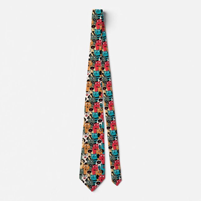 The crowd of cats tie (Front)