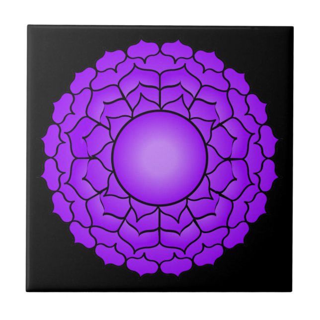 The Crown Chakra Tile (Front)