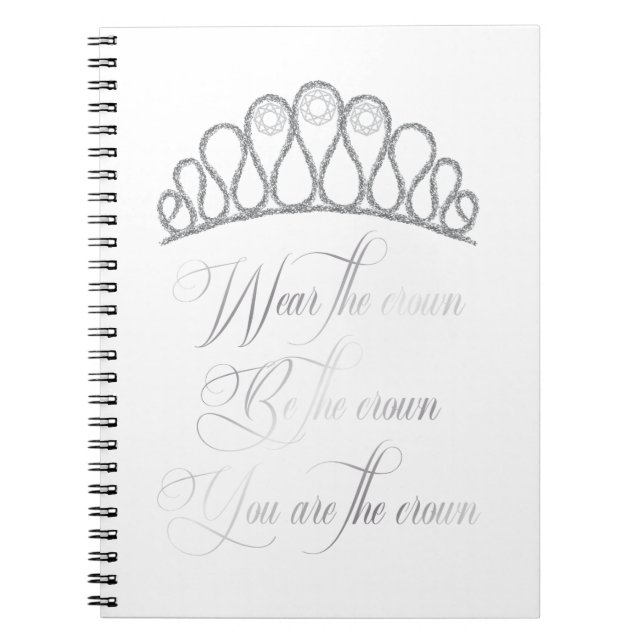 The Crown - Miss Congeniality Notebook (Front)