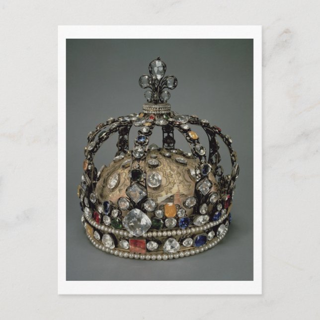 The Crown of Louis XV, 1722 (gilded silver, replac Postcard (Front)