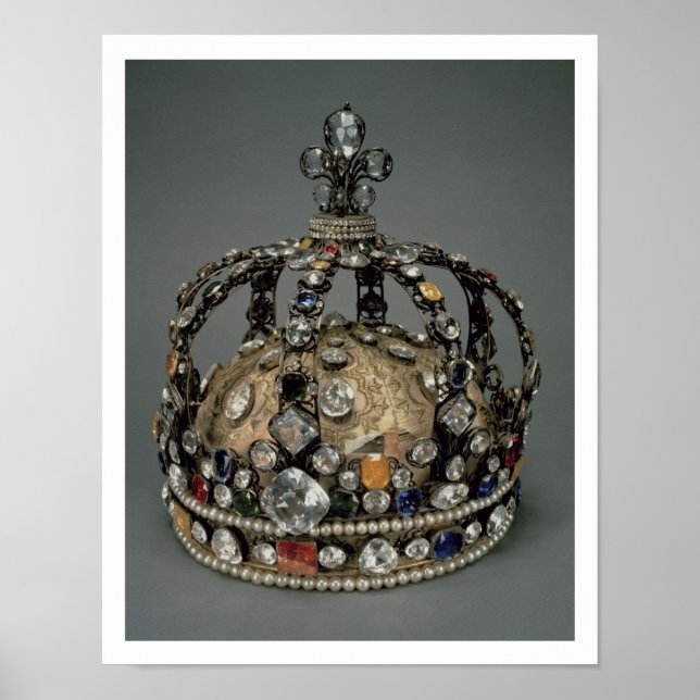 The Crown of Louis XV, 1722 (gilded silver, replac Poster (Front)
