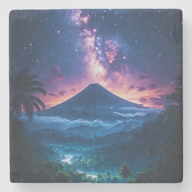 The Crown of the Javanese Sky Stone Coaster (Front)