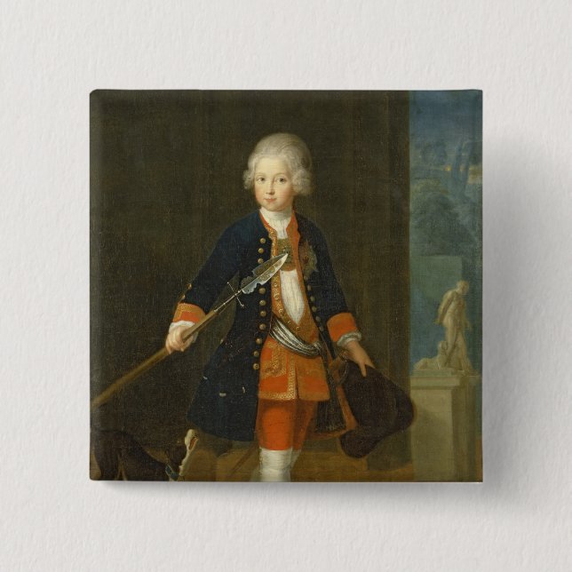 The Crown Prince Frederick II 15 Cm Square Badge (Front)