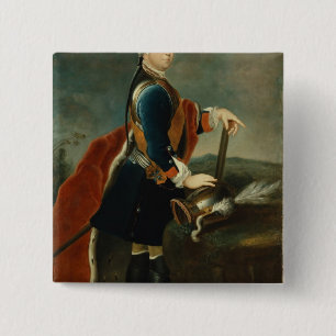 The Crown Prince Frederick II, c.1736 15 Cm Square Badge