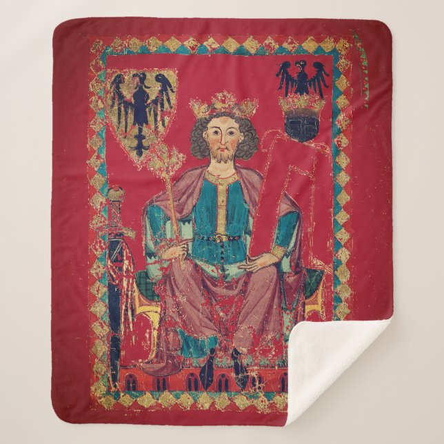 The Crown Sherpa Blanket (Front)