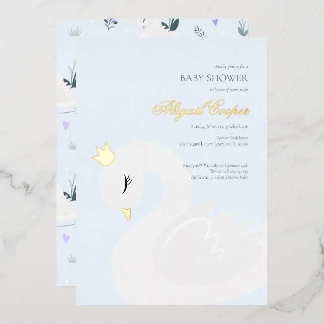 The Crowned Swan (Front/Back)