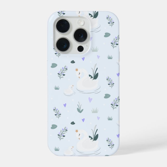 The Crowned Swan iPhone Case (Back)