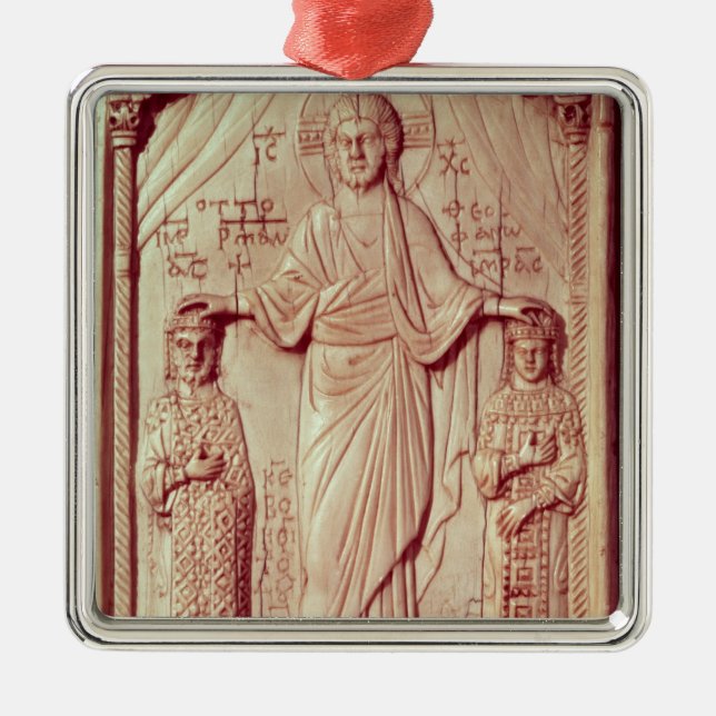 The Crowning of Otto II  and Theophrano Metal Tree Decoration (Front)