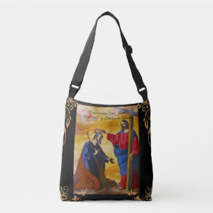 The crowning of Saint Joseph Crossbody Bag