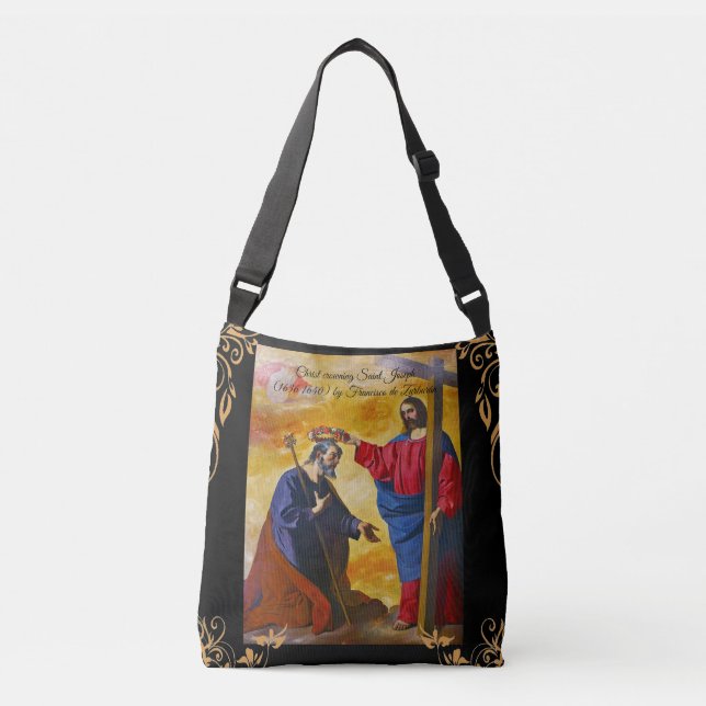 The crowning of Saint Joseph Crossbody Bag (Front)