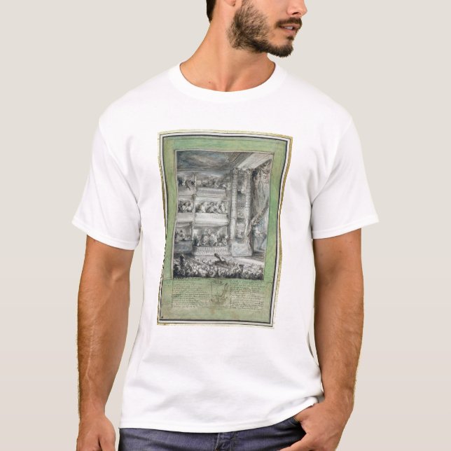 The Crowning of Voltaire at the Theatre Francais T-Shirt (Front)