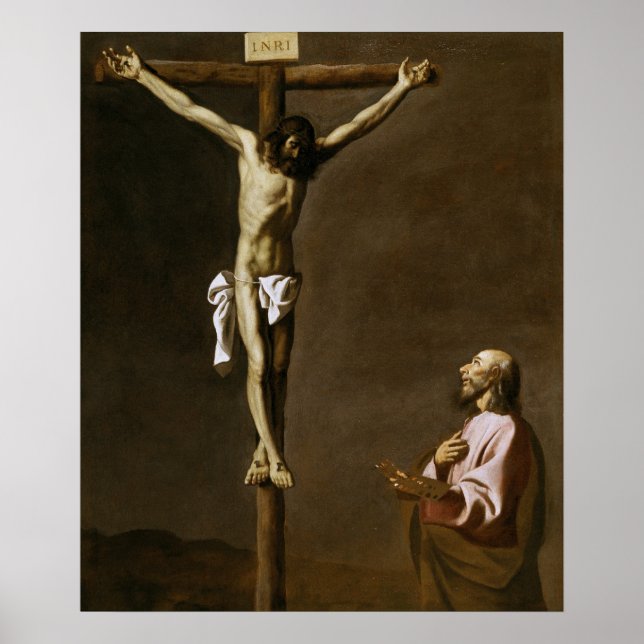 The Crucified Christ with a Painter Poster (Front)