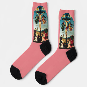 The Crucified Christ with the Virgin Mary Socks