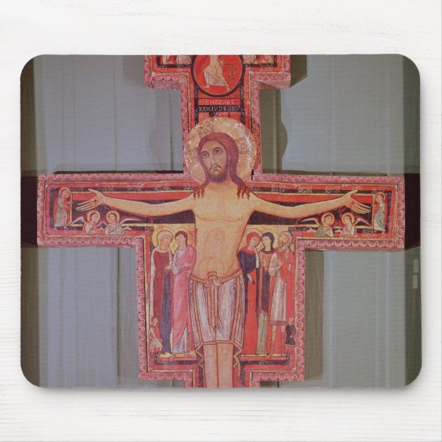 The Crucifix of St. Damian Mouse Mat (Front)