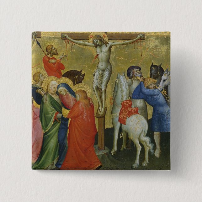 The Crucifixion 15 Cm Square Badge (Front)