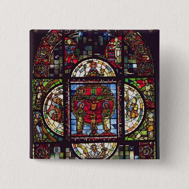 The Crucifixion 15 Cm Square Badge (Front)